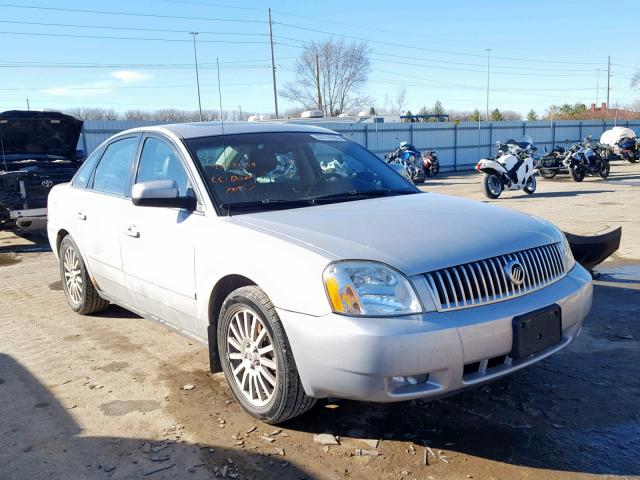 1MEFM42115G607419 - 2005 MERCURY MONTEGO PR SILVER photo 1