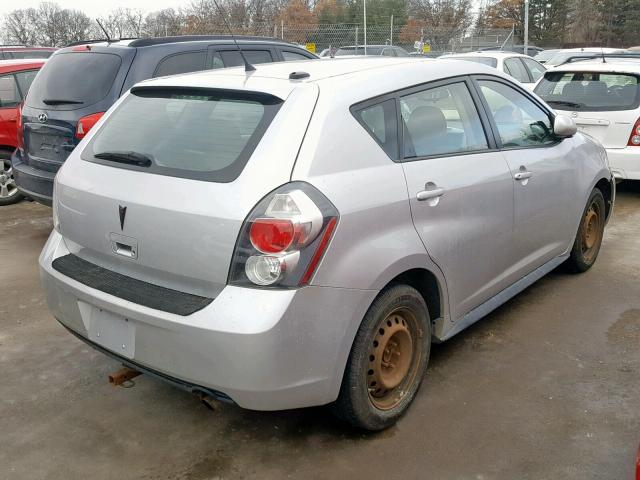 5Y2SP67859Z460864 - 2009 PONTIAC VIBE SILVER photo 4