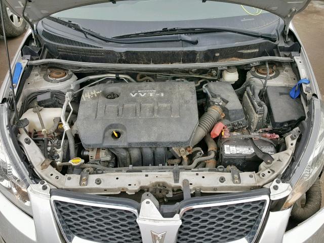 5Y2SP67859Z460864 - 2009 PONTIAC VIBE SILVER photo 7