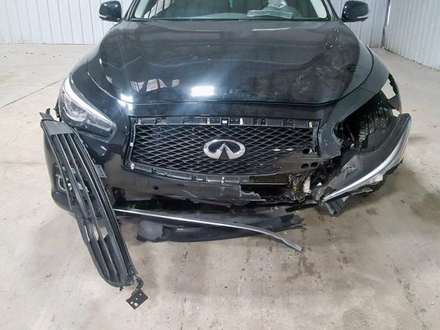 JN1BV7AP6FM333385 - 2015 INFINITI Q50 BASE BLACK photo 9