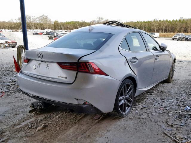 JTHBF1D20E5016409 - 2014 LEXUS IS 250 SILVER photo 4