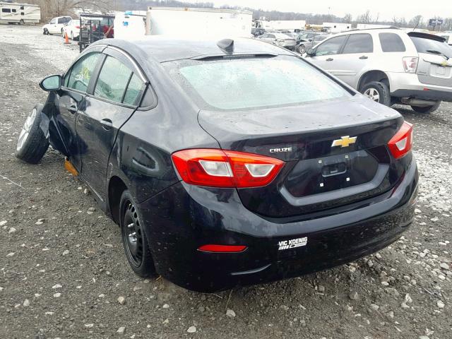 1G1BC5SM5H7152364 - 2017 CHEVROLET CRUZE LS BLACK photo 3