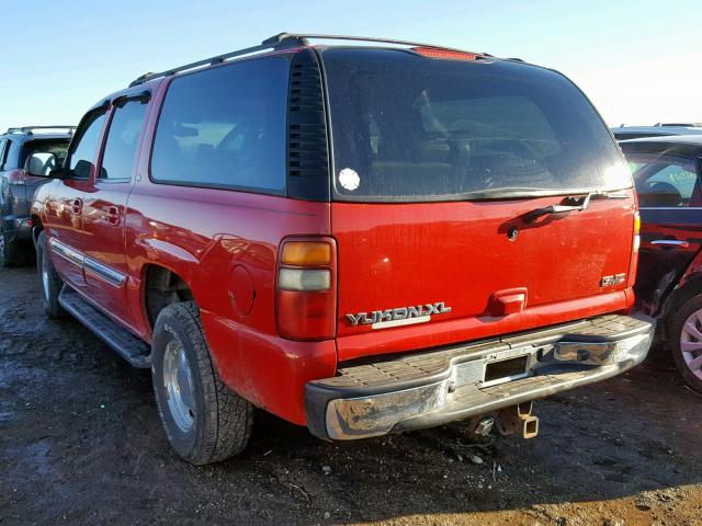 3GKFK16Z52G314374 - 2002 GMC YUKON XL K RED photo 3