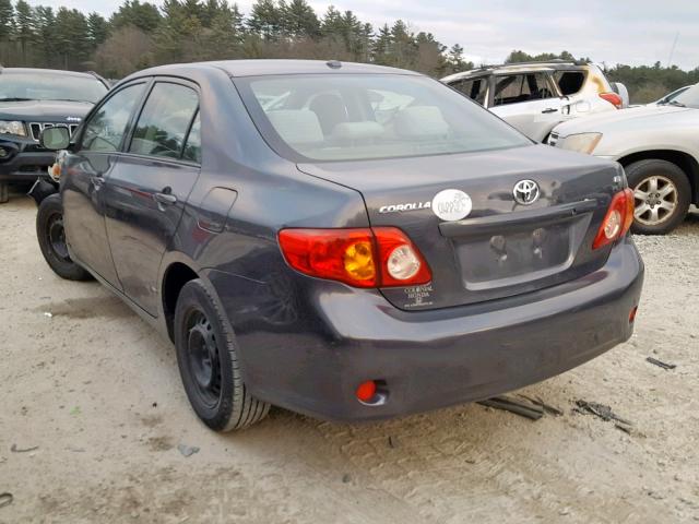 JTDBU4EE1A9117348 - 2010 TOYOTA COROLLA BA Серый фото 3