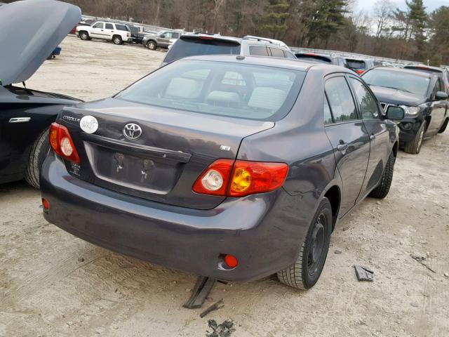 JTDBU4EE1A9117348 - 2010 TOYOTA COROLLA BA Серый фото 4
