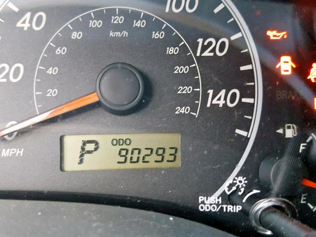 JTDBU4EE1A9117348 - 2010 TOYOTA COROLLA BA Серый фото 8