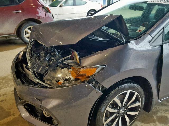 2HGFG3B09FH526735 - 2015 HONDA CIVIC EXL GRAY photo 10
