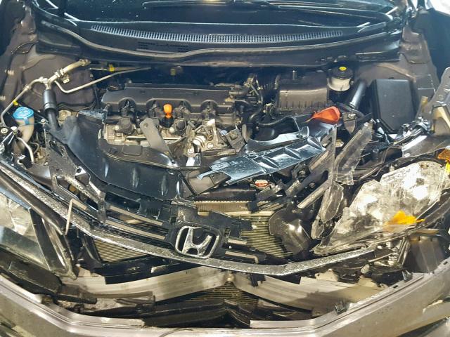 2HGFG3B09FH526735 - 2015 HONDA CIVIC EXL GRAY photo 7