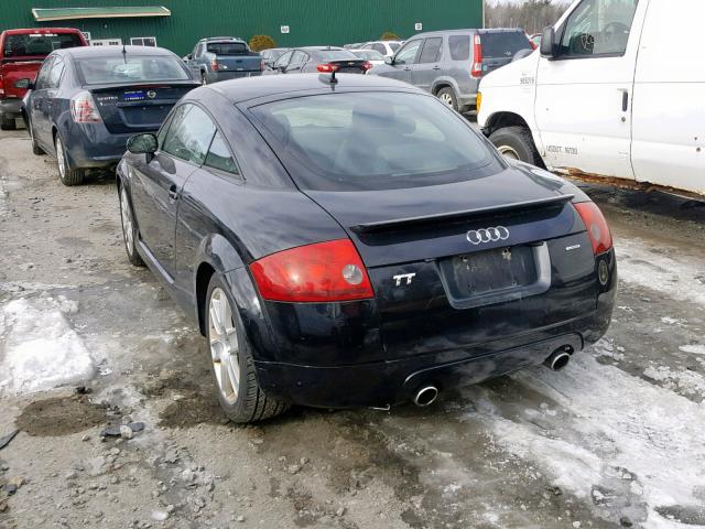 TRUWT28N951007775 - 2005 AUDI TT QUATTRO BLACK photo 3