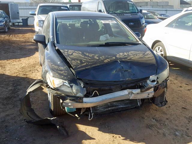 2HGFA16557H316422 - 2007 HONDA CIVIC LX BLACK photo 9