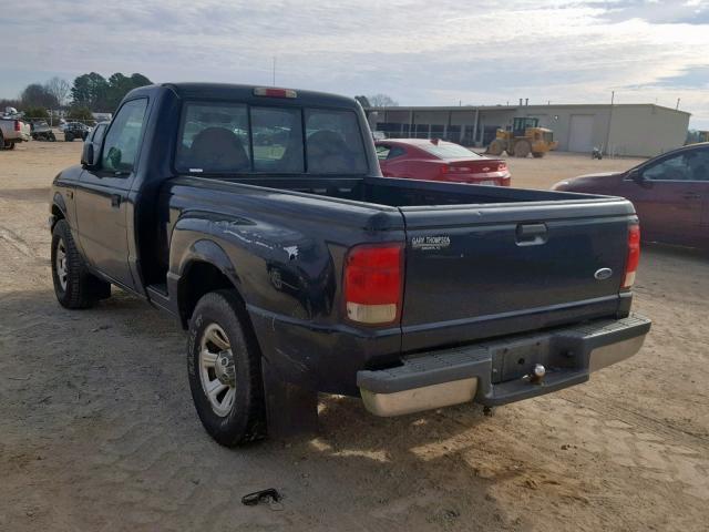 1FTYR10C7YTA04498 - 2000 FORD RANGER BLACK photo 3