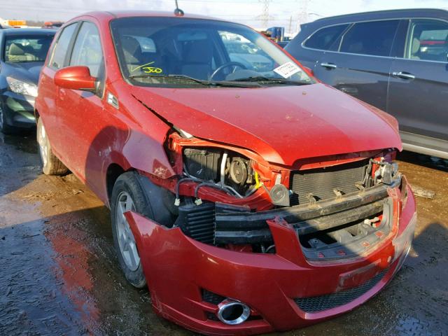 KL2TD66E69B640578 - 2009 PONTIAC G3 RED photo 1