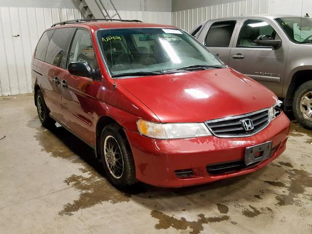 2HKRL18572H571463 - 2002 HONDA ODYSSEY LX RED photo 1