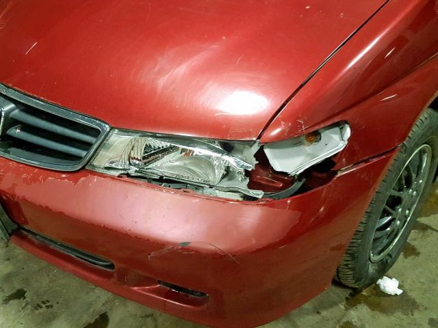 2HKRL18572H571463 - 2002 HONDA ODYSSEY LX RED photo 9