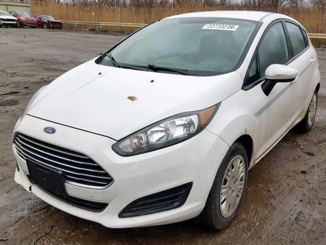 3FADP4TJ1EM191348 - 2014 FORD FIESTA S WHITE photo 2