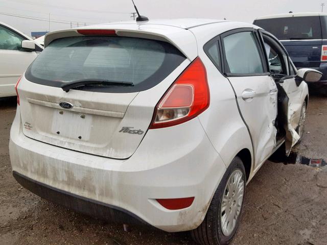 3FADP4TJ1EM191348 - 2014 FORD FIESTA S WHITE photo 4