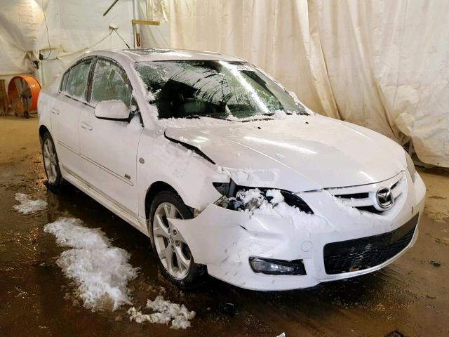 JM1BK323X81792711 - 2008 MAZDA 3 S WHITE photo 1