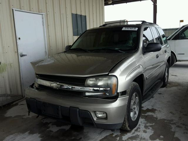 1GNDS13S632221505 - 2003 CHEVROLET TRAILBLAZE SILVER photo 2