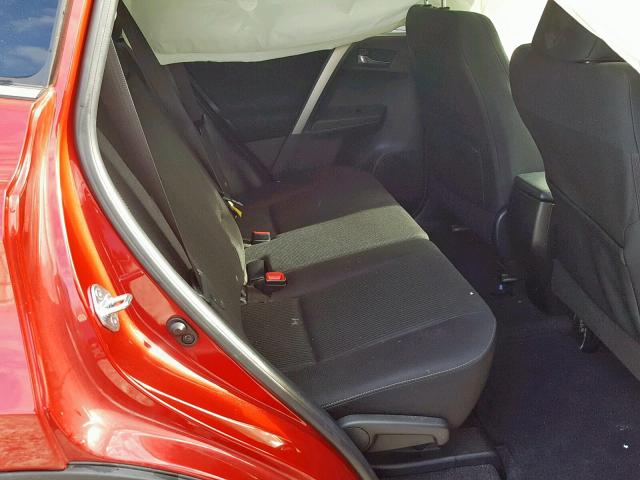 JTMRFREV1FD109065 - 2015 TOYOTA RAV4 XLE RED photo 6