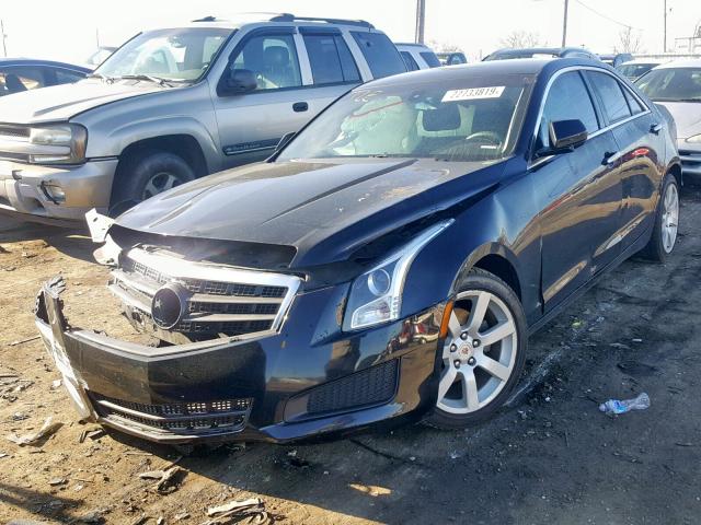 1G6AA5RA4D0123464 - 2013 CADILLAC ATS BLACK photo 2