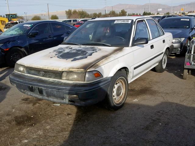 JT2AE91A8N0283460 - 1992 TOYOTA COROLLA WHITE photo 2
