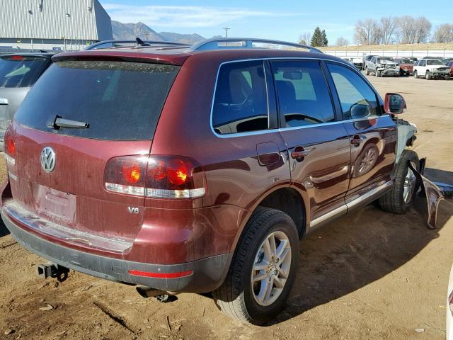 WVGBE77L09D004036 - 2009 VOLKSWAGEN TOUAREG 2 RED photo 4