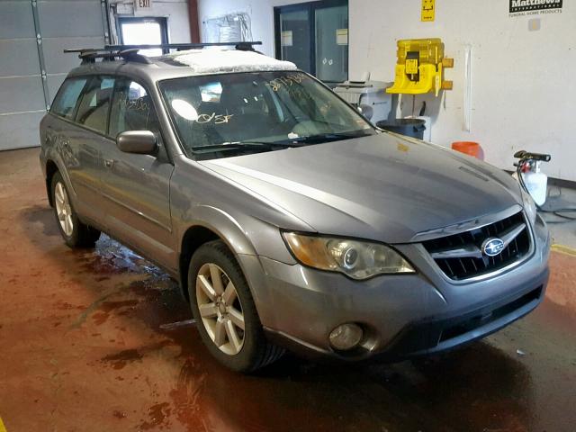 4S4BP62C687362864 - 2008 SUBARU OUTBACK 2. GRAY photo 1