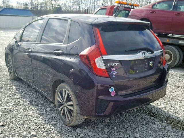 3HGGK5H80FM759593 - 2015 HONDA FIT EX PURPLE photo 3