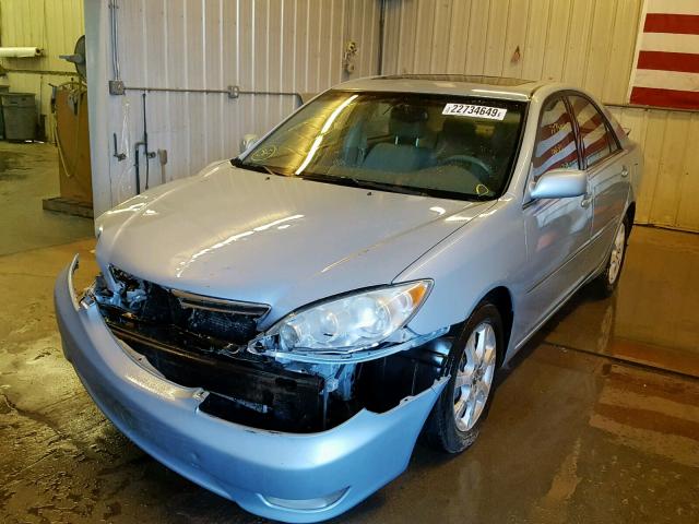 4T1BF30K65U610717 - 2005 TOYOTA CAMRY LE Mavi foto 2