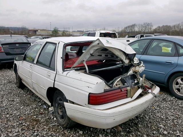 1G1LD55M1SY167569 - 1995 CHEVROLET CORSICA WHITE photo 3