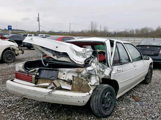 1G1LD55M1SY167569 - 1995 CHEVROLET CORSICA WHITE photo 4