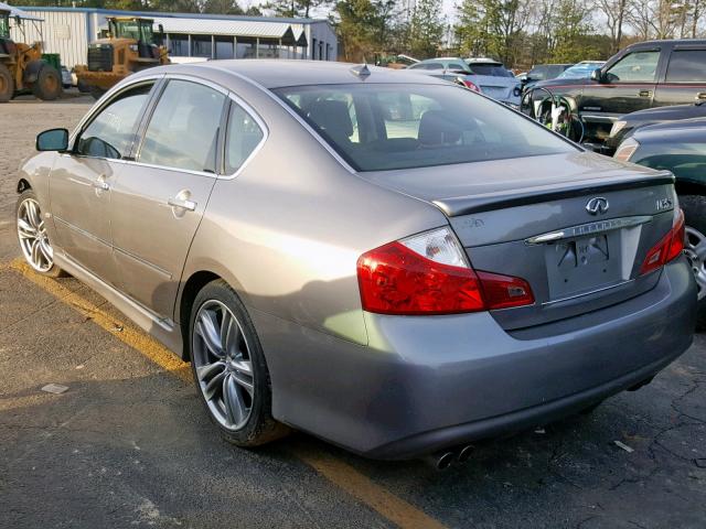 JNKAY01E78M606356 - 2008 INFINITI M35 BASE GRAY photo 3