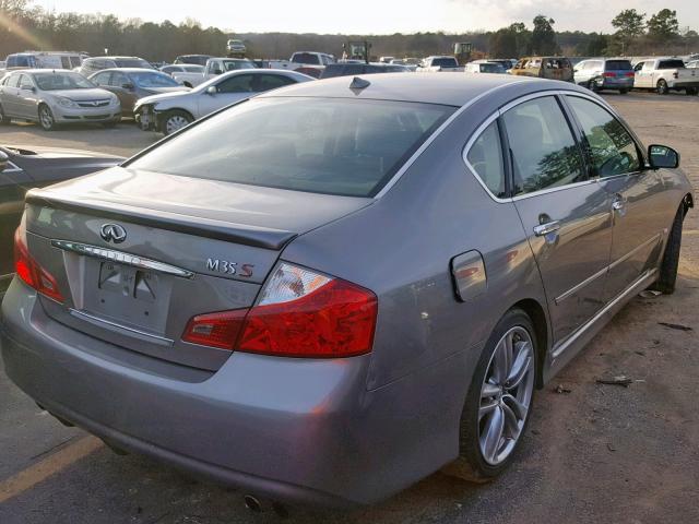 JNKAY01E78M606356 - 2008 INFINITI M35 BASE GRAY photo 4