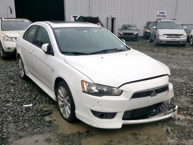 JA32U8FW1AU019933 - 2010 MITSUBISHI LANCER GTS WHITE photo 1