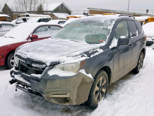 JF2SJAGCXHH436557 - 2017 SUBARU FORESTER 2 CHARCOAL photo 2