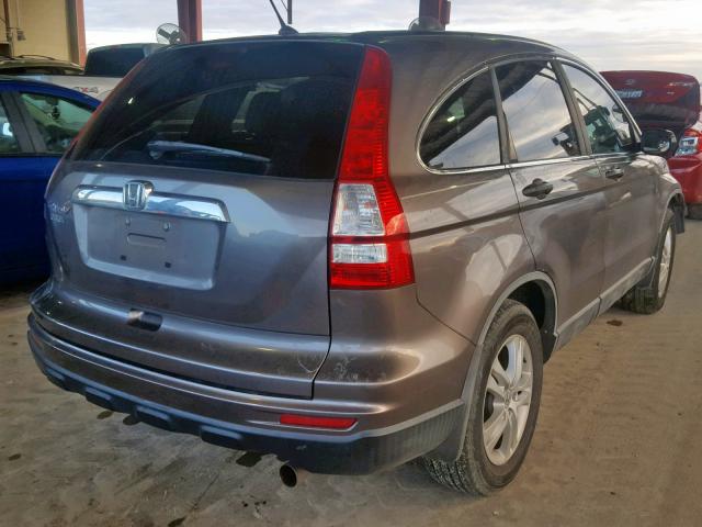 5J6RE3H57BL035771 - 2011 HONDA CR-V EX BROWN photo 4