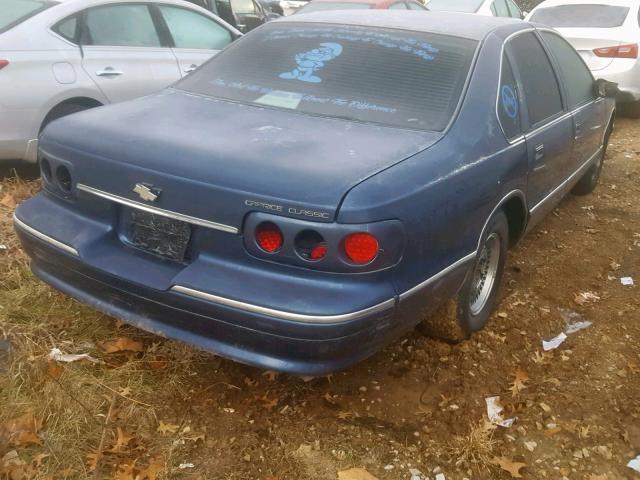 1G1BL52P7TR122578 - 1996 CHEVROLET CAPRICE BLUE photo 4