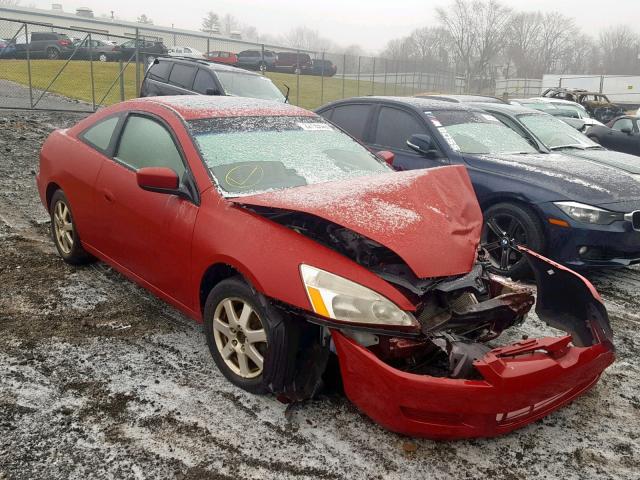 1HGCM82485A018345 - 2005 HONDA ACCORD SE RED photo 1