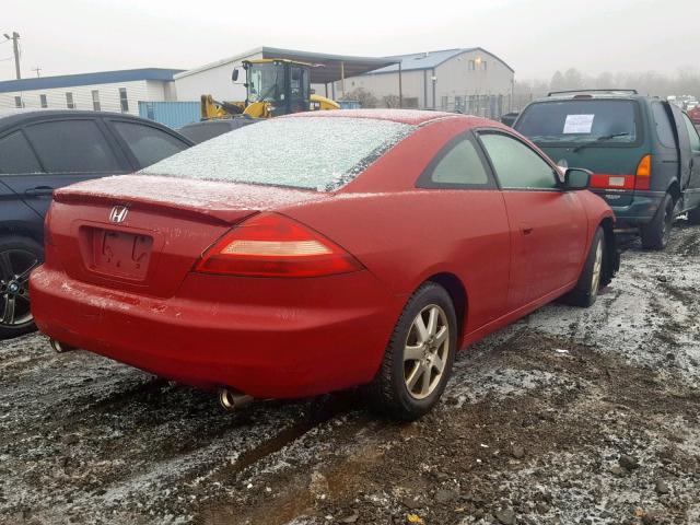 1HGCM82485A018345 - 2005 HONDA ACCORD SE RED photo 4