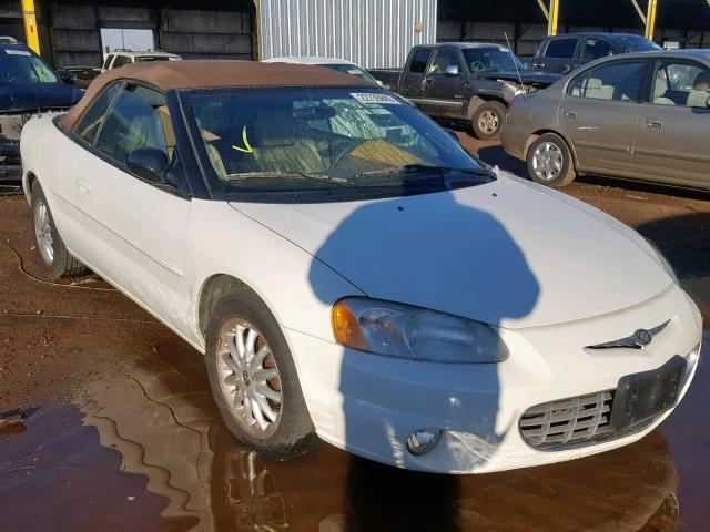 1C3EL55T03N594808 - 2003 CHRYSLER SEBRING LX WHITE photo 1