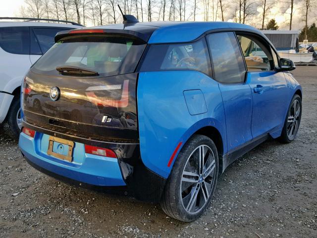 WBY1Z8C59HV889796 - 2017 BMW I3 REX BLUE photo 4