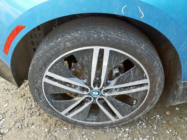 WBY1Z8C59HV889796 - 2017 BMW I3 REX BLUE photo 9