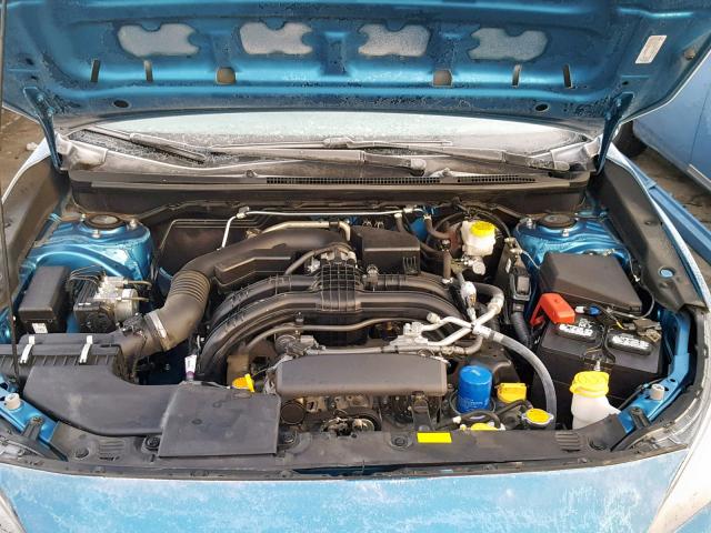 4S3GTAA61H3741167 - 2017 SUBARU IMPREZA BLUE photo 7