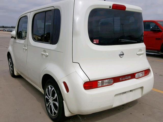 JN8AZ28R09T130174 - 2009 NISSAN CUBE BASE WHITE photo 3