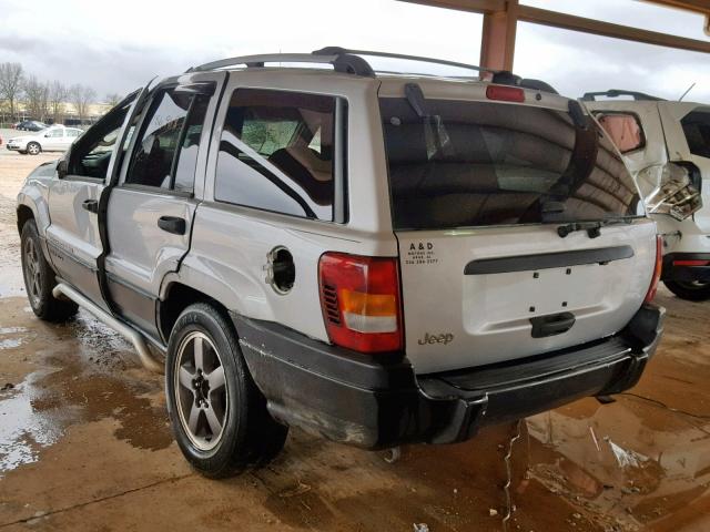 1J4GX48S14C159955 - 2004 JEEP GRAND CHER SILVER photo 3