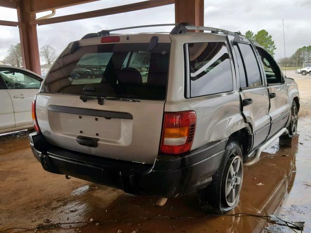 1J4GX48S14C159955 - 2004 JEEP GRAND CHER SILVER photo 4