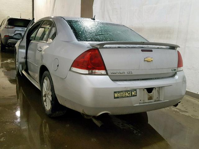 2G1WC5E33D1263300 - 2013 CHEVROLET IMPALA LTZ SILVER photo 3