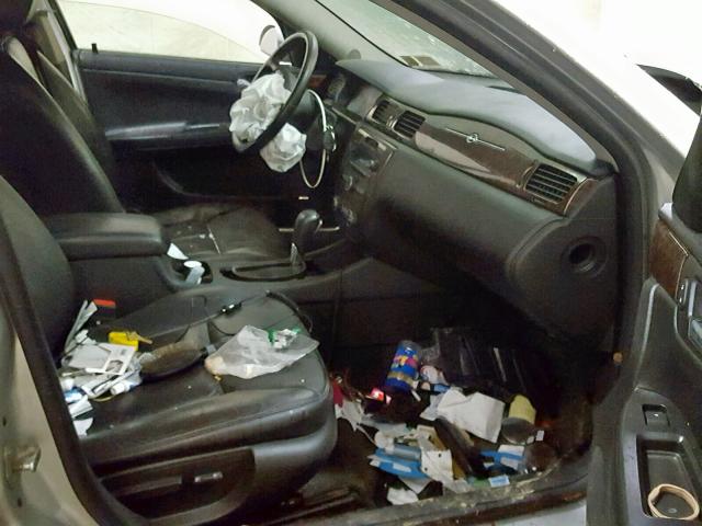 2G1WC5E33D1263300 - 2013 CHEVROLET IMPALA LTZ SILVER photo 5