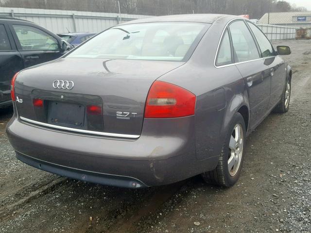 WAUED64B2YN061497 - 2000 AUDI A6 2.7T QU GRAY photo 4