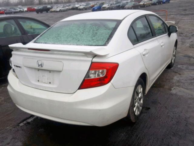 19XFB2F55CE356460 - 2012 HONDA CIVIC LX 白色 照片 4